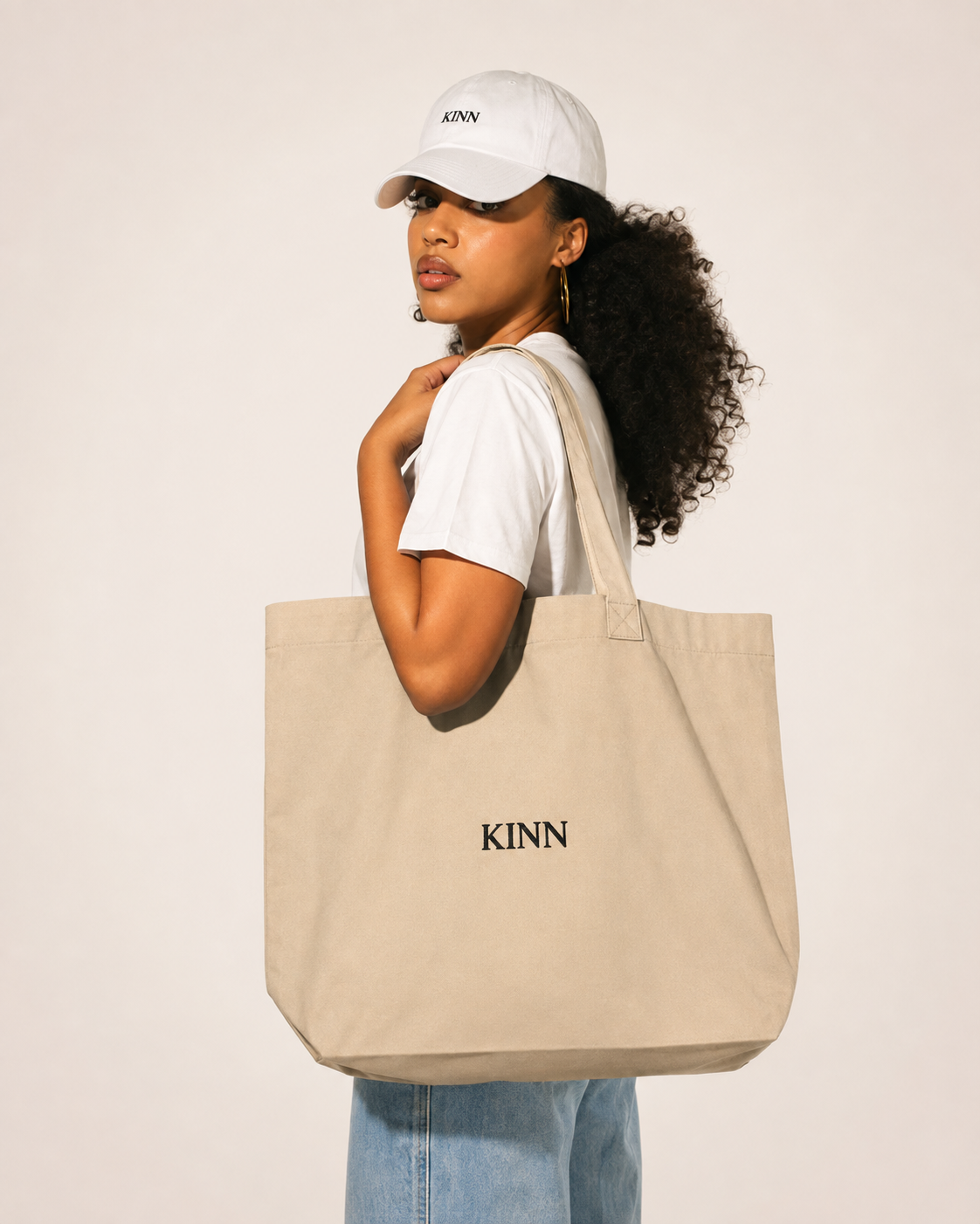 Embroided Tote Bag