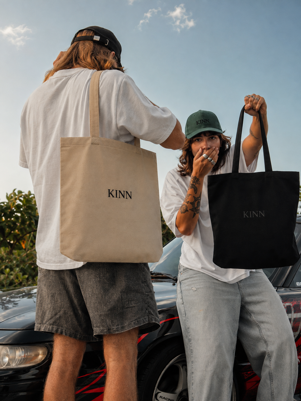 Embroided Tote Bag